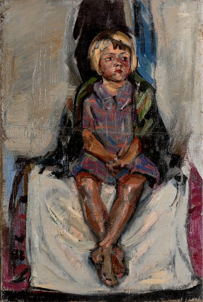 Child 1943 oil on canvas 59x40